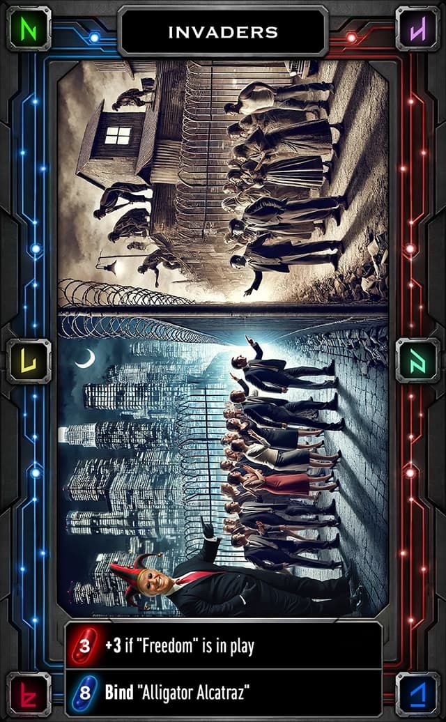 Presidency or Prison card: Invaders